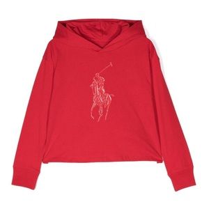 Ralph Lauren Kids 6T Cropped Tee Hoodie